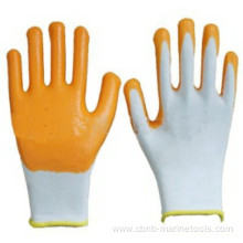 Rubber Coated Palm Cotton Working Gloves